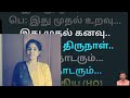 Manjal Nilavukku For Male Karoake Tamil Lyrics TENKASI Isaisaral Music