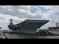 USS Gerald R. Ford Departs Naval Station Norfolk for Deployment
