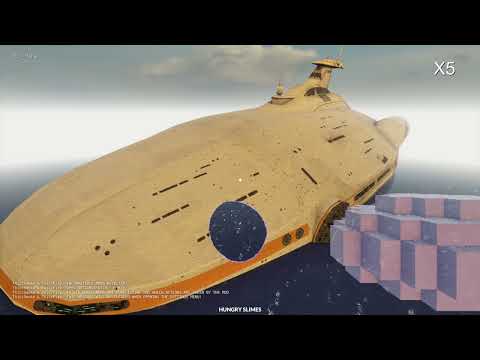 Aurora (Subnautica) vs hungry Slime / Teardown