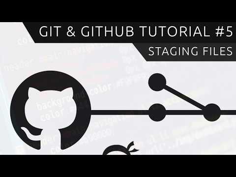 Git GitHub Tutorial for Beginners 5 Staging files