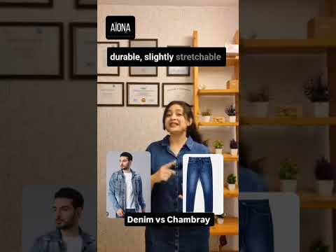 Denim vs  Chambray  #imageconsultantindia