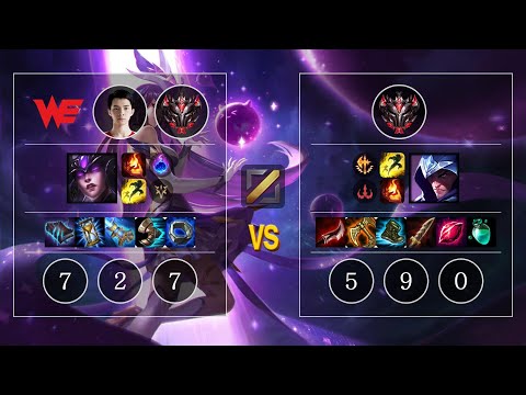 WE yimeng Syndra vs Talon Mid - KR GrandMaster Patch 10.10