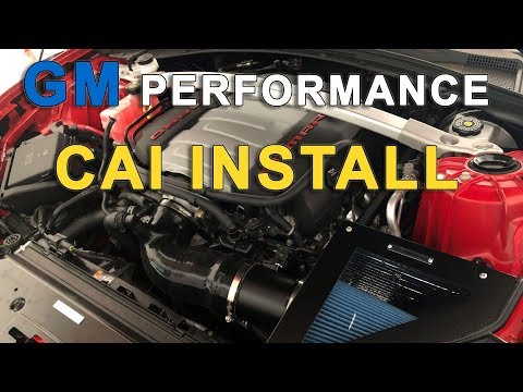 GM Performance Cold Air Intake Install Camaro SS 1LE 16-18