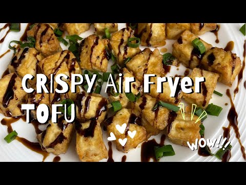 Crispy Air Fried Tofu | TOFU FRITO NA AIR-FRYER SEM ÓLEO E COLESTEROL ZERO