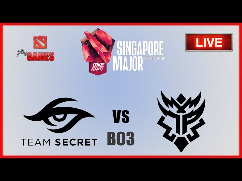 [GAME 1] TEAM SECRET vs THUNDER PREDATOR English Cast [BO3] - Singapore Major 2021  LIVE NO DELAY