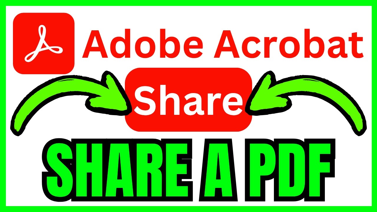 How To SHARE PDF From Adobe Acrobat (QUICK & EASY) 2026