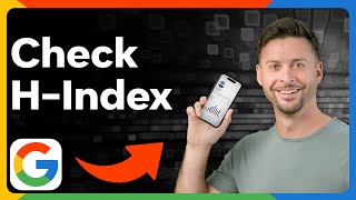 How To Check H-Index In Google Scholar