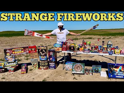 TESTING INCREDIBLY STRANGE FIREWORKS….