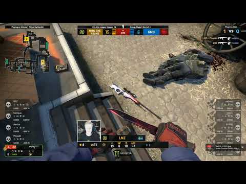 LNZ clutch in NIP vs Gambit at ESL Pro League Season 14