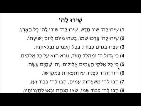 Shiru LaHashem - Chazzanut 🎤 (Slow version)