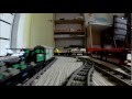 2015 Awesome Lego Train Set Going Through The House And Into The Garden Drivers View