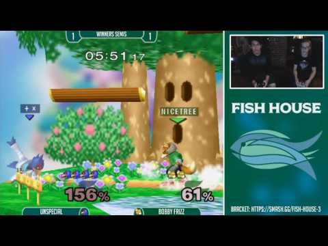 Fish House 3 SSBM - Unspecial (Falco) Vs. Bobby Frizz (Fox) Winners Semis