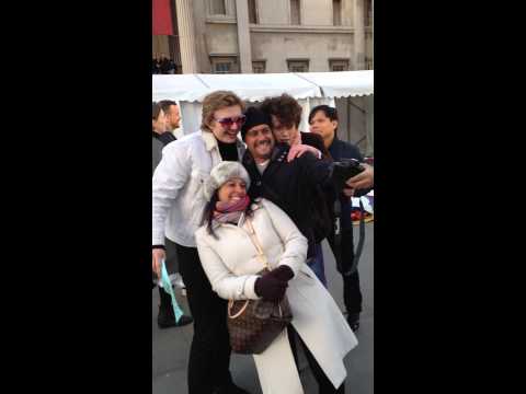 Free Hugs, Trafalgar Square, London, February 2015