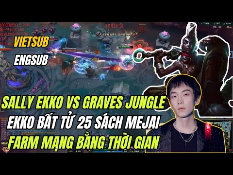 Sally Ekko DOMINATES Graves in Jungle with CRAZY Plays! (Vietsub - Engsub)