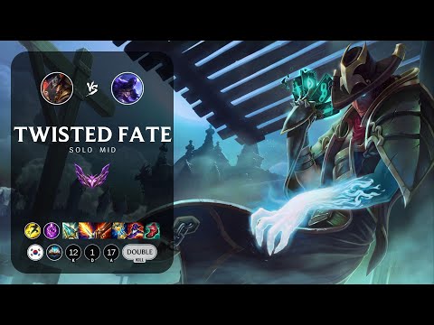 Twisted Fate Mid vs Ryze - KR Master Patch 12.22