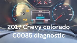 2015-2022 Chevy colorado,GMC canyon stabilitrac,abs  diagnostic