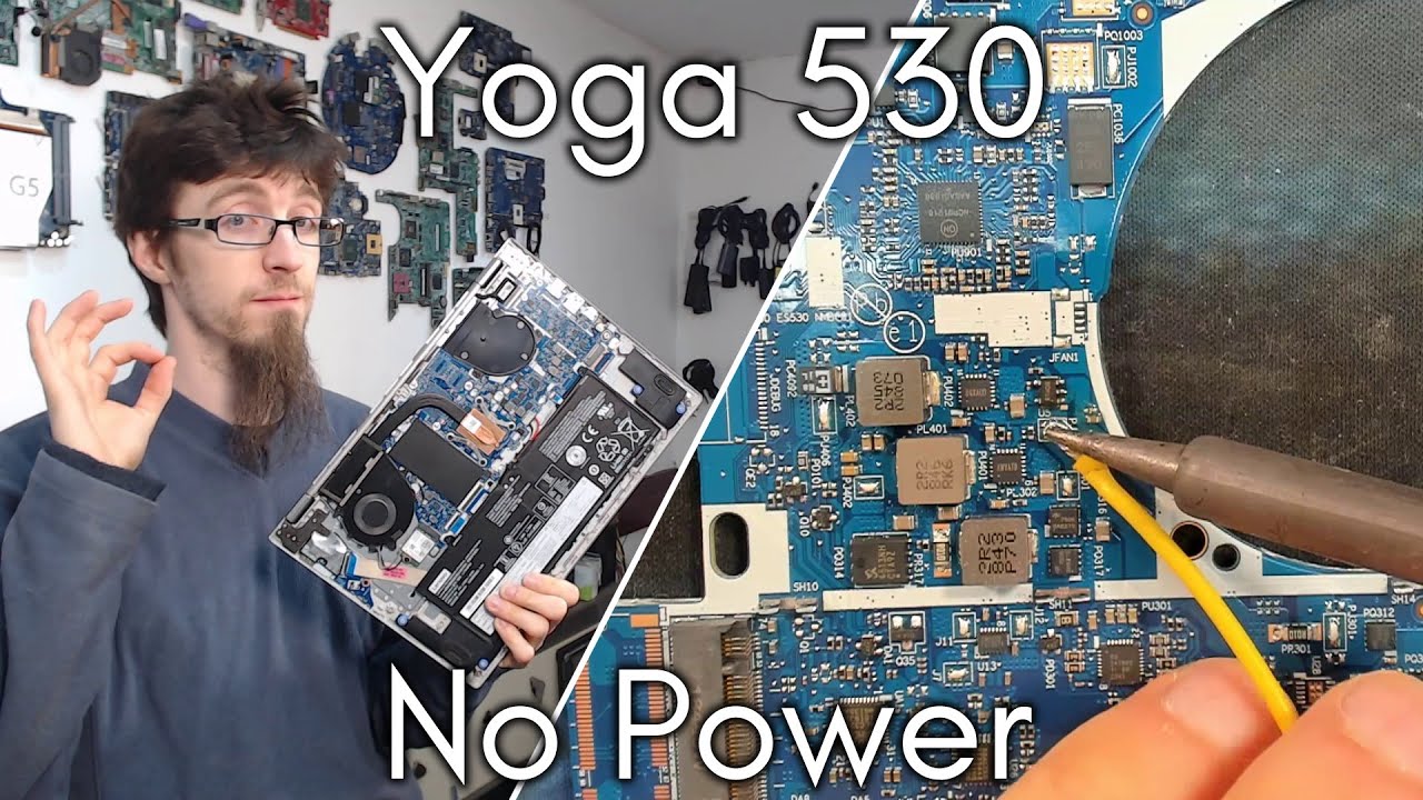 LFC#204 - Lenovo Yoga 530, no power, no charge light