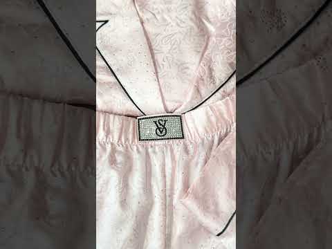 Піжама атласна VS Glazed Satin Dew Drop Pajama Set  #victoriasecret