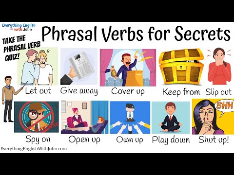 10 Important Phrasal Verbs for Secrets! Common Phrasal Verbs + Test