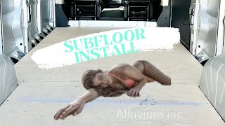 Van Build | Subfloor Install with Insulation
