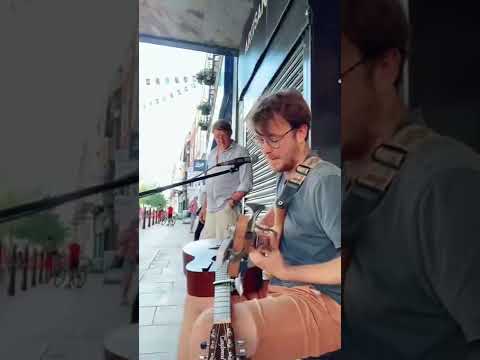 This guy was great #relaxingmusic #guitar #moments #ethereal #connection #streetmusic #positivevibes