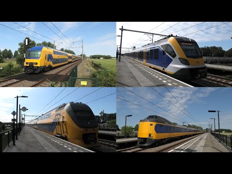 Trains at Sassenheim🇳🇱 with DDZ, ICMm, SNG🔊 and VIRM