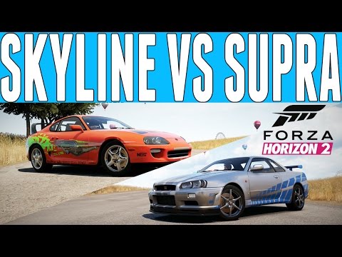 nissan skyline vs toyota supra drift #5