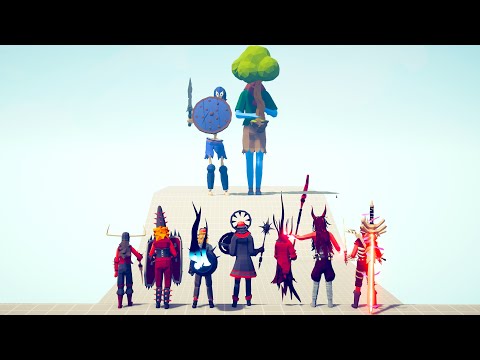 TREE GIANT & SKELETON GIANT vs EVERY FACTION - Totally Accurate Battle Simulator TABS