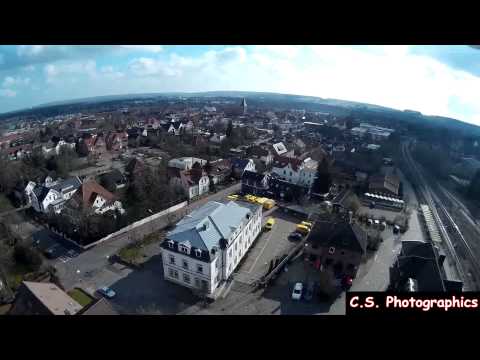 Bahnhof Bramsche aus der Luft