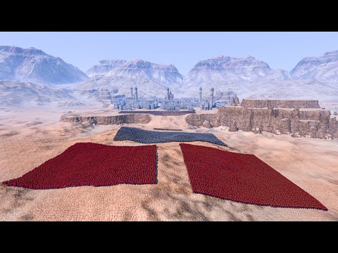 SPARTANS LAY SIEGE TO MEDIEVAL CITY - Ultimate Epic Battle Simulator UEBS