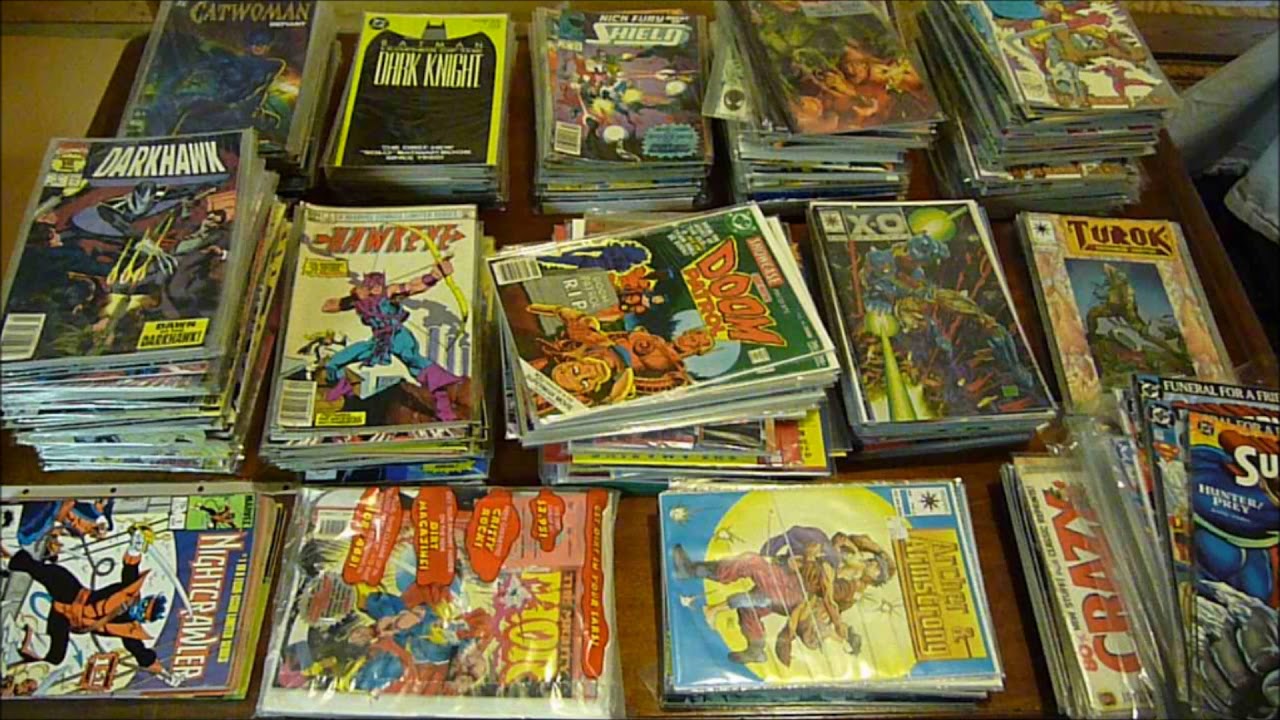 How I get my comic books ready to sell on Ebay - Some Turok and X-O Manowar