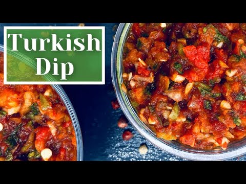 🇹🇷 Easy EZME - SPICY Turkish SALSA | Tomato Appetizer