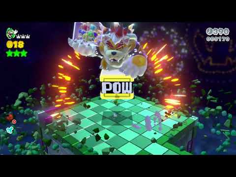 Super Mario 3D World (Switch) 8-Castle Speedrun - Time 123 (WR)