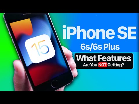 iOS 15 Features NOT COMING To iPhone SE /6S & 6S Plus