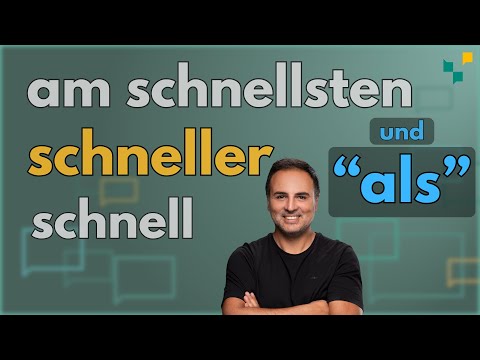 Komparativ & Superlativ + „als“ & „genauso … wie …“ | Deutsch lernen A1.2 Kap. 14 | einfach erklärt