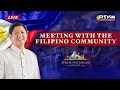 Meeting with the Filipino Community 01/20/2023