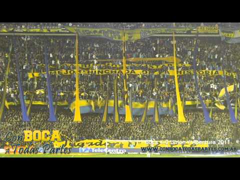 "Todos de la cabeza nadie la puede parar" Barra: La 12 &bull; Club: Boca Juniors