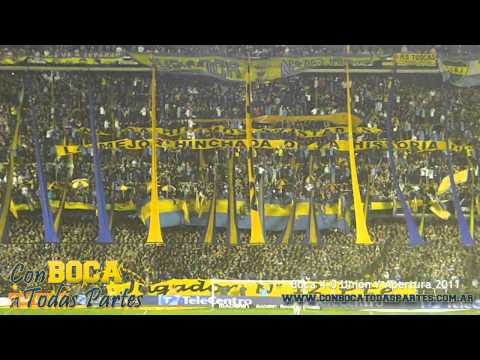 "Todos de la cabeza nadie la puede parar" Barra: La 12 • Club: Boca Juniors