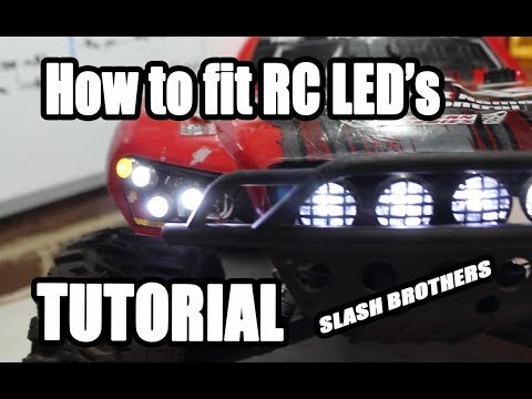 Slash tutorial: How to instal LED lights on your Traxxas Slash | Slash Brothers