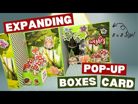 Check out this Expanding Pop-Up Boxes Card