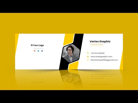 How to Create Email Signature Professional Email Signature Vertex Graphic