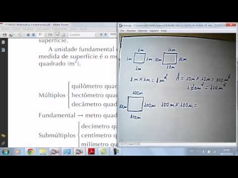 MATEMÁTICA FUNDAMENTAL 87 - SISTEMAS DE MEDIDAS - UNIDADES DE ÁREA.flv
