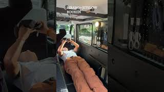就寝・食事 #shorts  #automobile #vanlife #travel