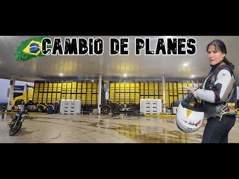 CAMBIO DE PLANES 😥 RUTA DIFICIL, LLUVIA INTENSA 🌂Cuando la ruta se pone dura