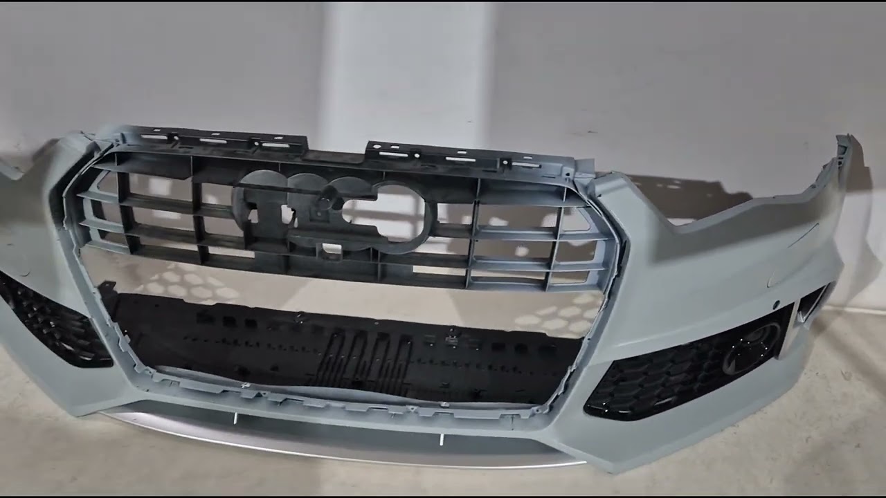 Audi A6 C7 2011-2017 гг. Передний Бампер RS6-Style (2014–2017) Video 1