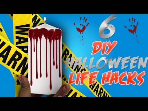 6 DIY last minute Halloween Life Hacks !!! // 6 Halloween life hacks you need to know !!!! Video