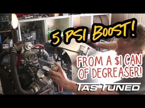 Turbo engine running without carby!!!