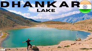 Most shanti place in Spiti - Trek to Dhankar Lake - India motorcycle vlog EP 33