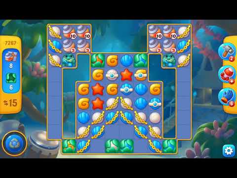 Fishdom 2021 - Level 7267   #playrix #fishdom #gaming
