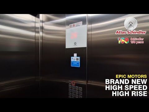 EPIC Brand New Atlas Schindler 3600 High-Rise Traction Elevators - Neptunis Residences - GO, BR